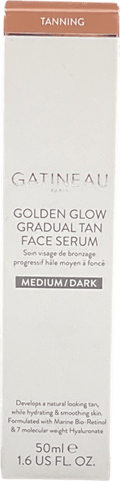 gatineau Golden Glow Gradual Tan Face Serum Medium/dark 50ml - Reliked