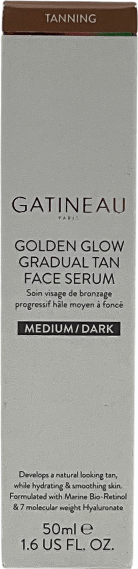 gatineau Golden Glow Gradual Tan Face Serum - Medium/dark 50ml - Reliked