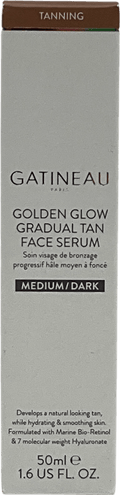 gatineau Golden Glow Gradual Tan Face Serum - Medium/dark 50ml - Reliked
