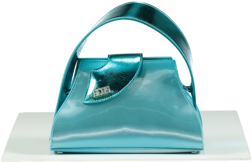 GCDS Blue Comma Transpallic Small Bag One Size - Reliked