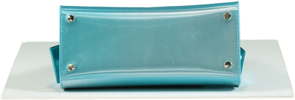 GCDS Blue Comma Transpallic Small Bag One Size - Reliked