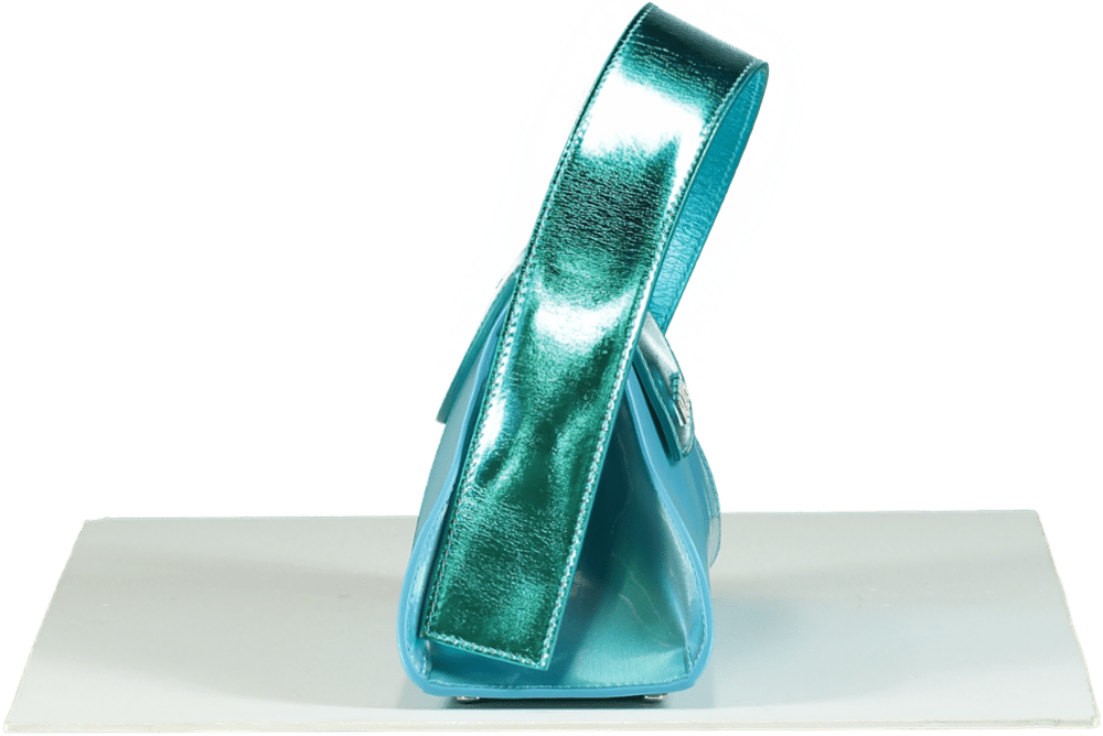 GCDS Blue Comma Transpallic Small Bag One Size - Reliked