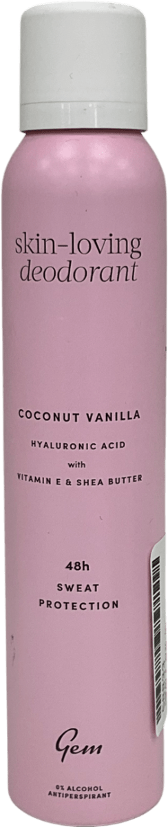 gem Skin - loving Coconut Vanilla Antiperspirant Deodorant Coconut Vanilla 200ml - Reliked
