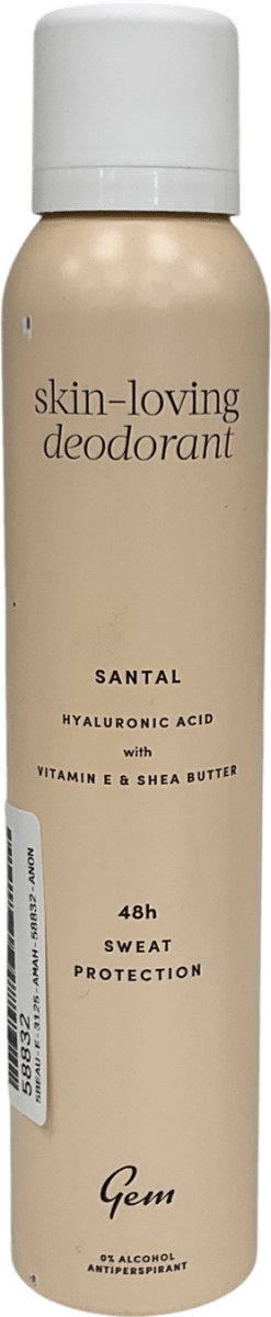 gem Skin - loving Santal Antiperspirant Deodorant Santal 200ml - Reliked