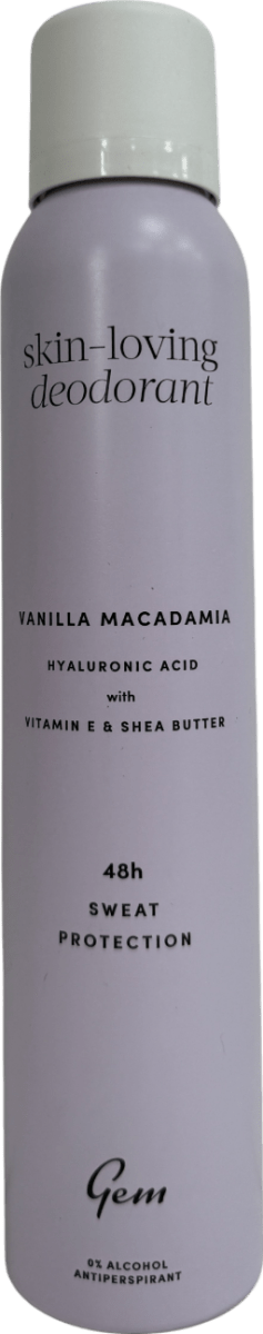 Gem Skin Loving Vanilla Macadamia Antiperspirant Deodorant Universal 200ml - Reliked