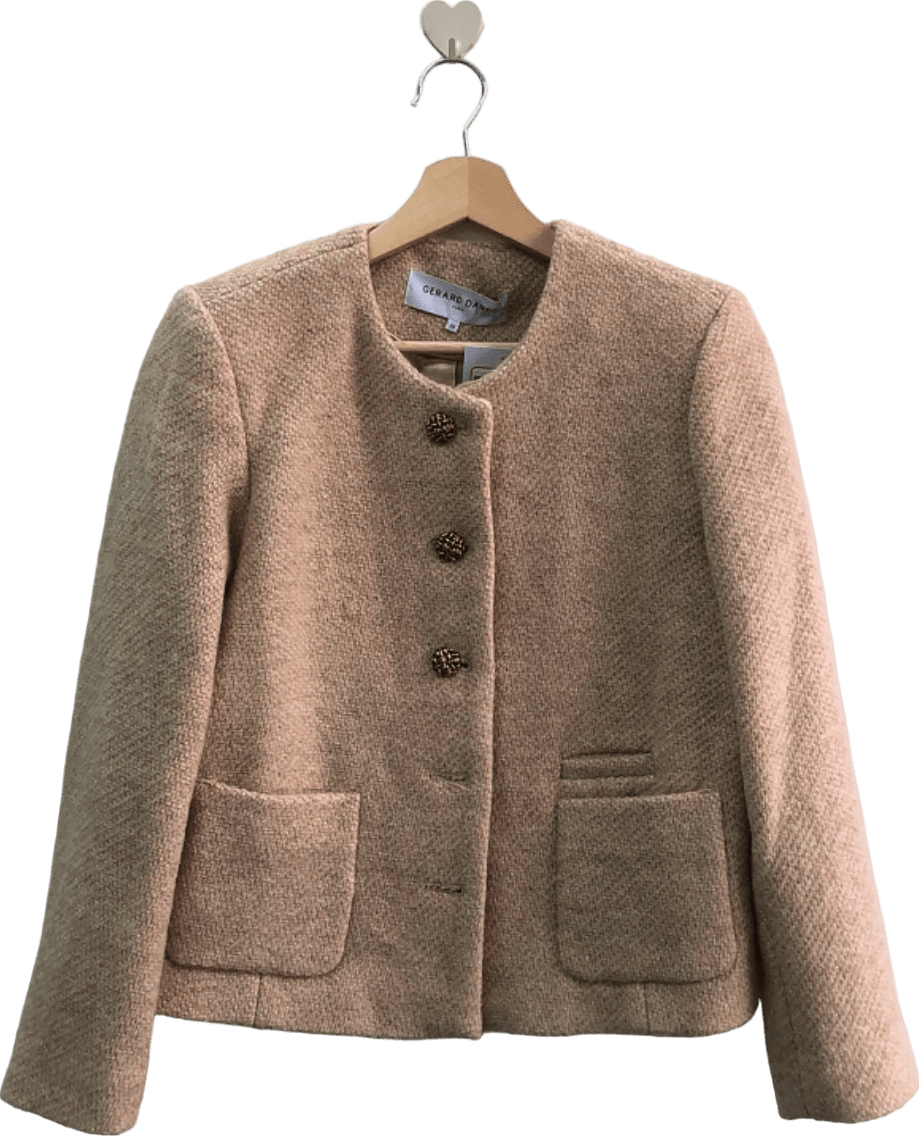Gerard Darel Beige Wool Blazer Jacket EU 38 - Reliked