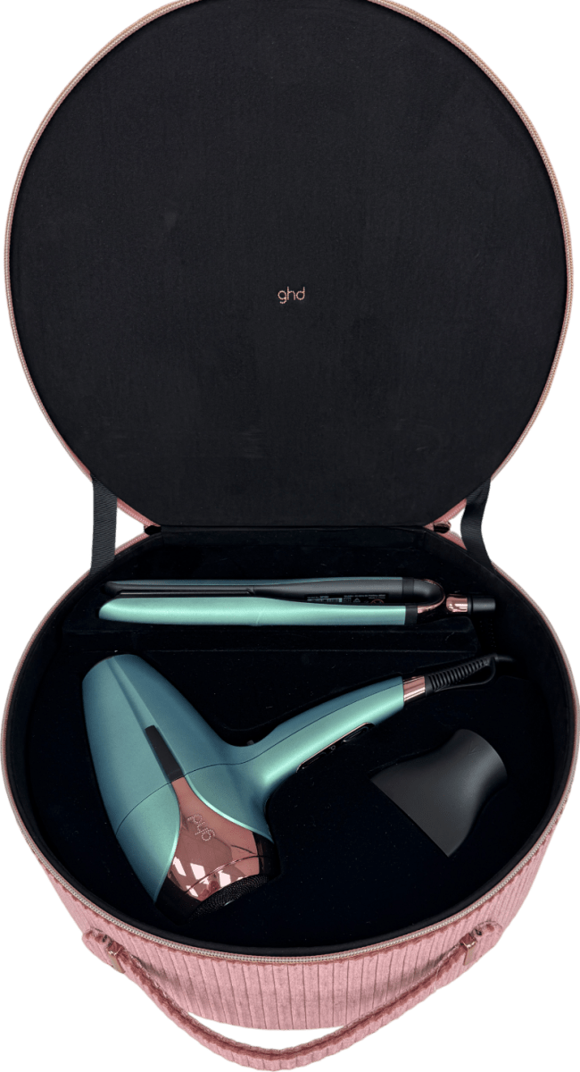 GHD Ghd Deluxe Gift Set In Alluring Jade In Vanity Case 2 - Reliked