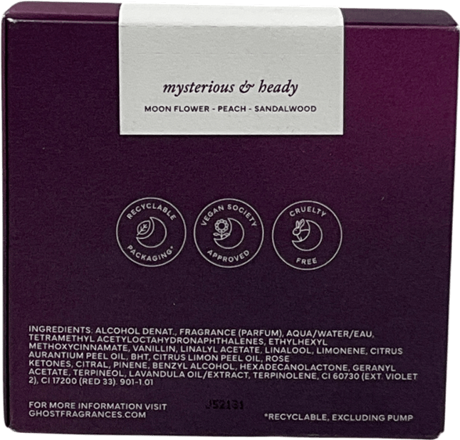 ghost Deep Night Refillable Eau De Toilette Spray Deep Night 30ml - Reliked