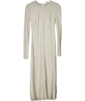 GHOST LONDON Ivory White Mari Satin Midi Dress UK S - Reliked