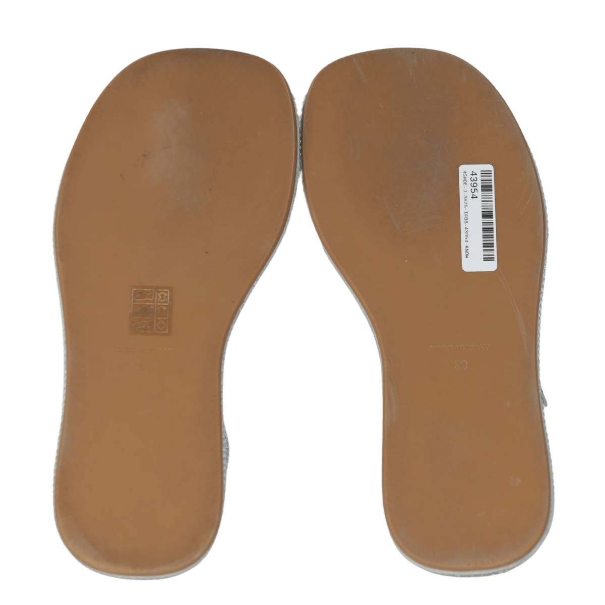 GIA BORGHINI Metallic Rhw Rosie Silver Embellished Leather Sandals UK 5 EU 38 👠 - Reliked