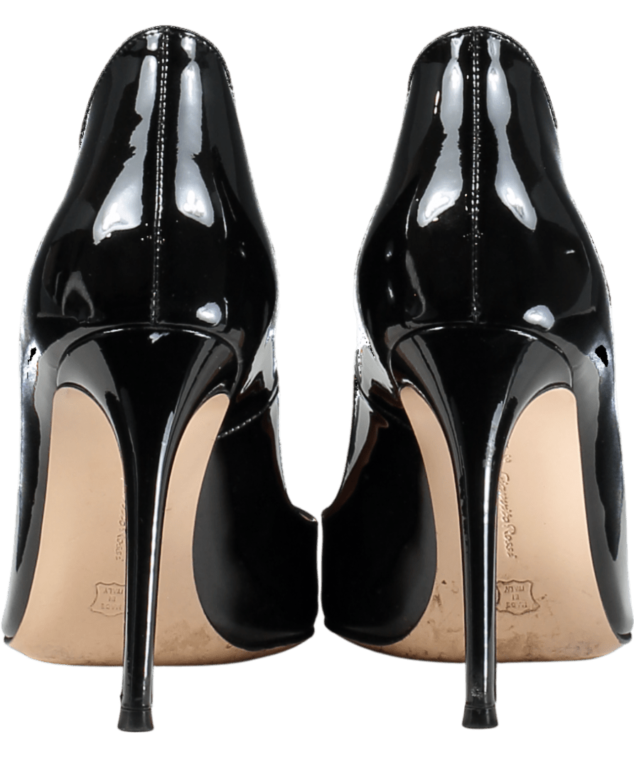 Gianvito Rossi Black Gianvito 105 Patent Leather Pumps UK 5 EU 38 👠 - Reliked