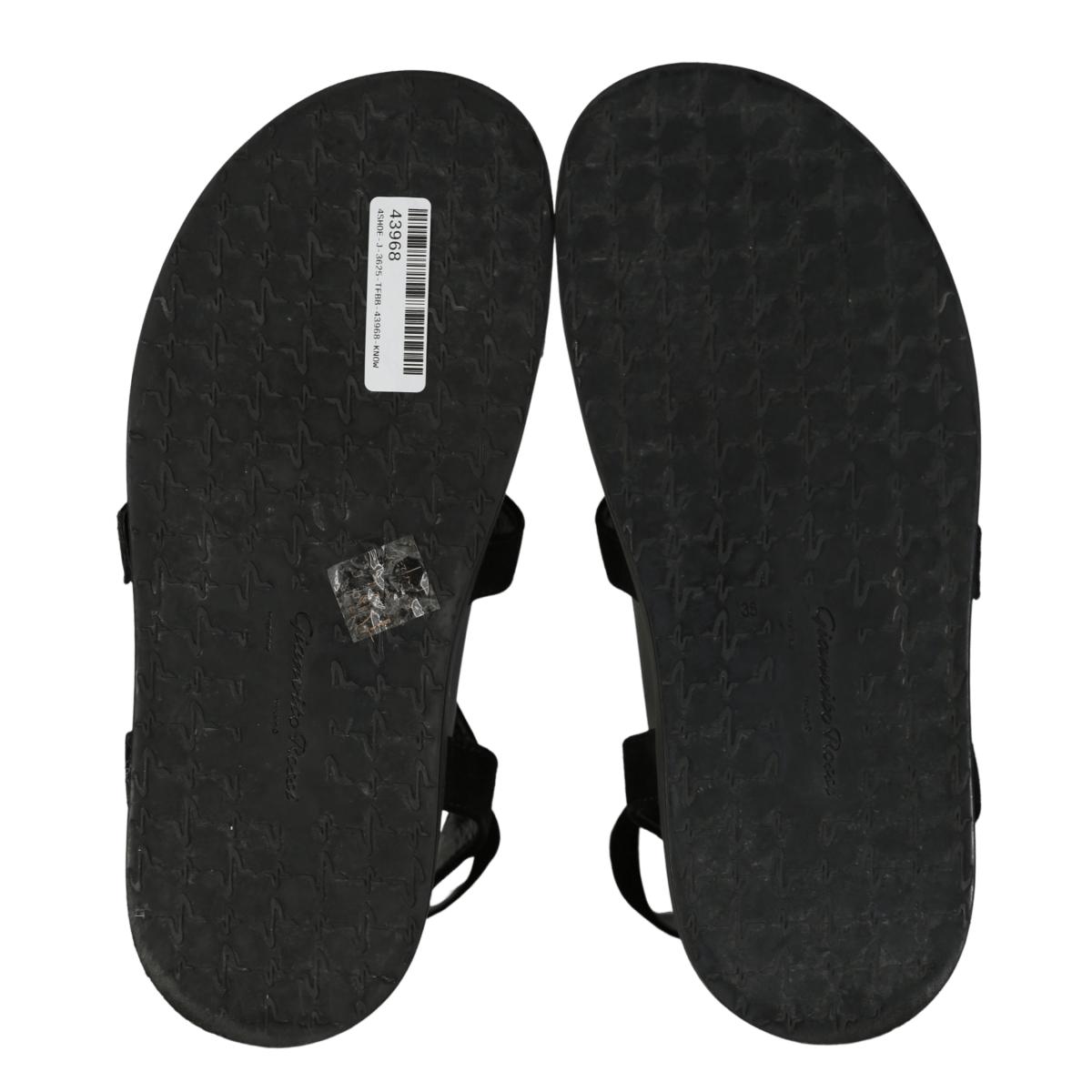 Gianvito Rossi Black Suede Buckled Suede Sandals UK 5 EU 38 👠 - Reliked