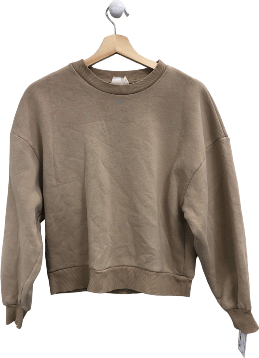Ginatricot Beige Basically Basics Sweatshirt UK S - Reliked