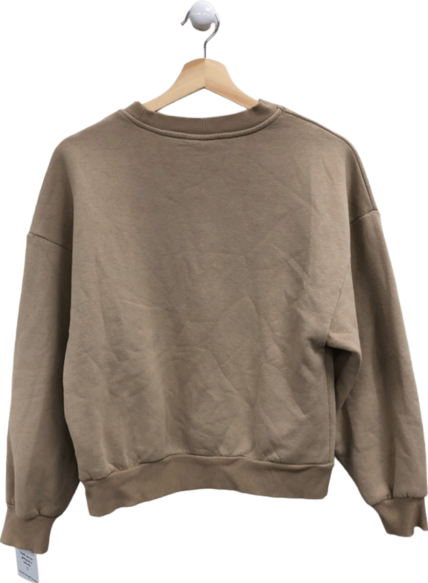 Ginatricot Beige Basically Basics Sweatshirt UK S - Reliked