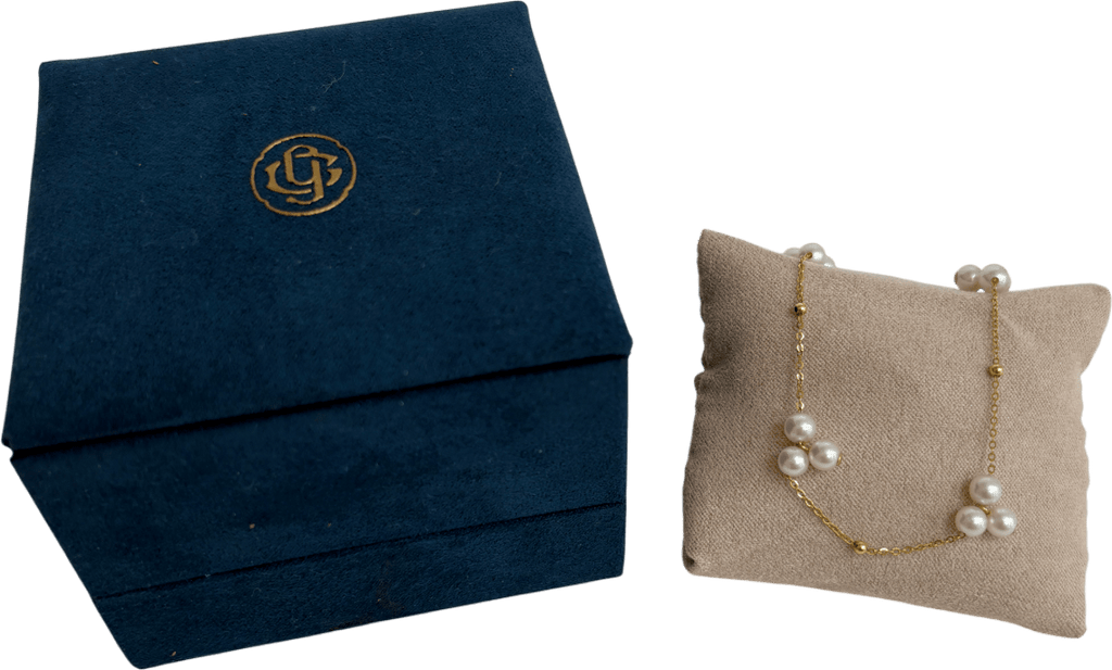 Gingiberi 18k Solid gold & Seedling Aurora Pearl Necklace - Reliked