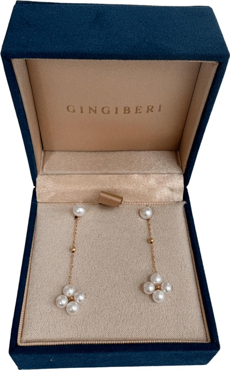 Gingiberi 18k solid gold & Sprout Aurora Pearl Earrings - Reliked