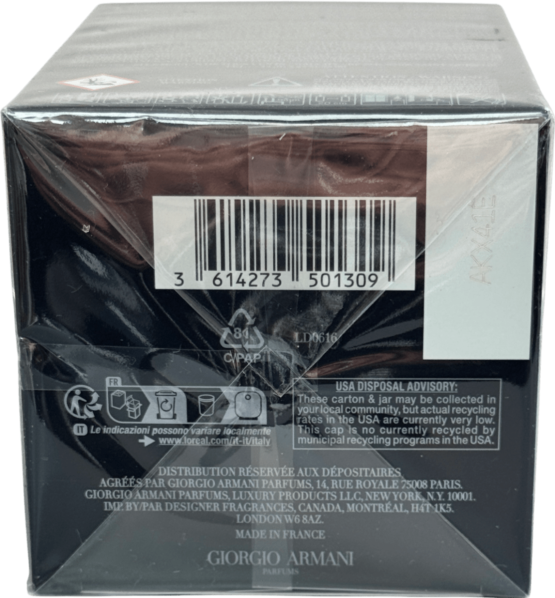 Giorgio Armani Black Privé Rose D'arabie Scented Candle 175g One Size - Reliked