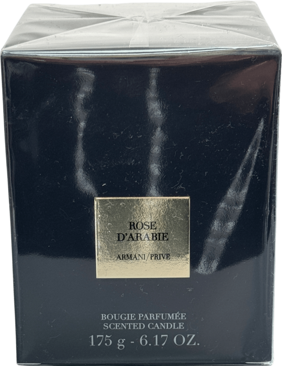 Giorgio Armani Black Privé Rose D'arabie Scented Candle 175g One Size - Reliked