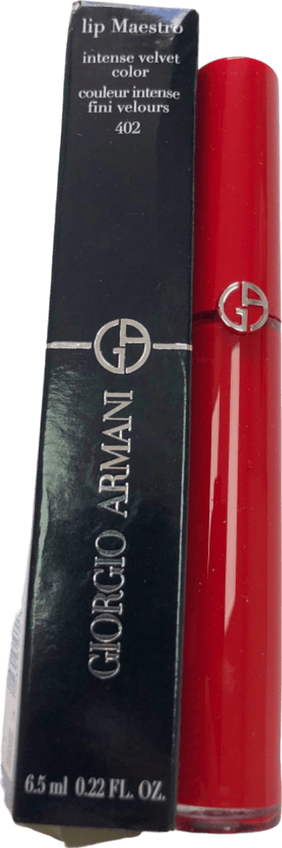 Giorgio Armani Lip Maestro Intense Velvet Color 402 Chinese Lacquer 6.5ml - Reliked