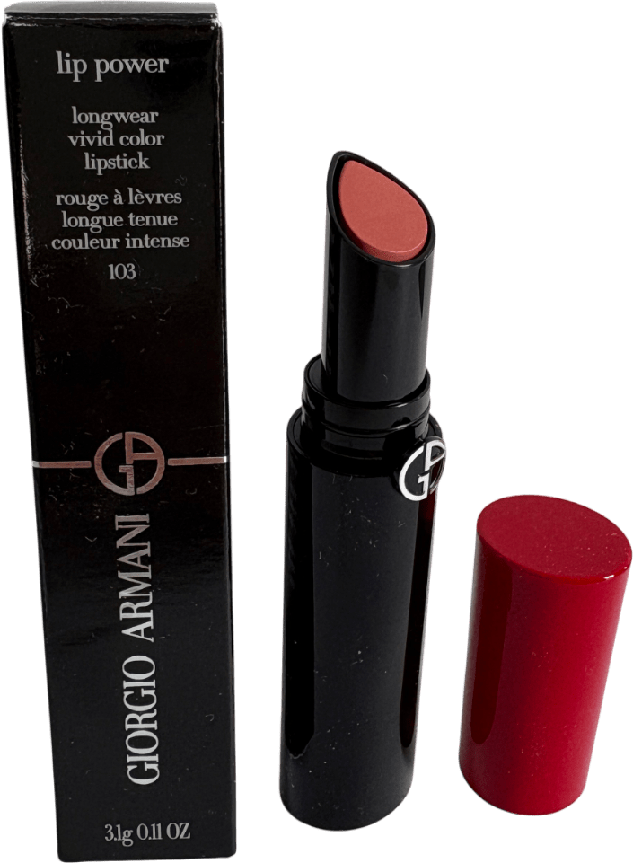 Giorgio Armani Lip Power Longwear Lipstick Androgino 103 3.1g - Reliked