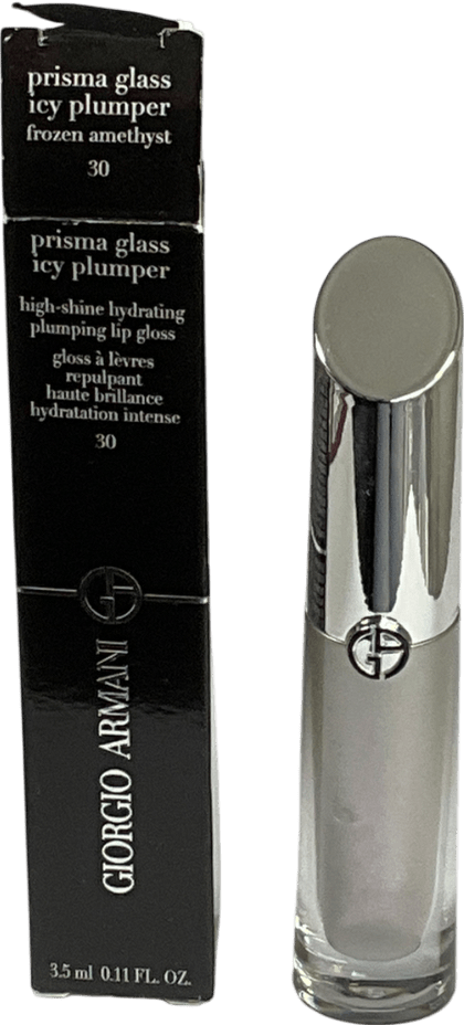 Giorgio Armani Prisma Glass Icy Plumper Lip Gloss 30 Frozen Ameythst 3.5ml - Reliked