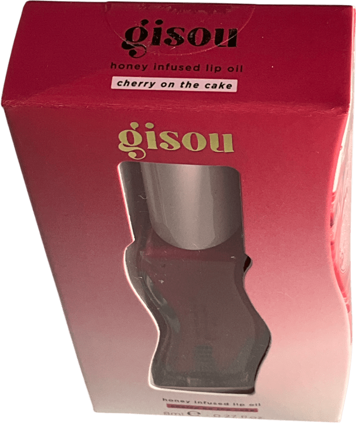GISOU Cherry On The Cake Honey Infused Lip Oil Cherry 8ml - Reliked
