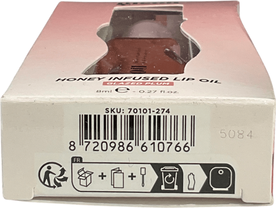 GISOU Honey Infused Lip Oil Glazed Plum 8ml - Reliked