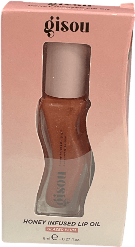 GISOU Honey Infused Lip Oil Glazed Plum 8ml - Reliked