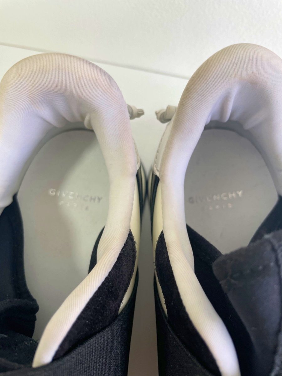 Givenchy Black & White Neoprene and Suede Runner Elastic Sneakers EU 36 UK 3 - Reliked