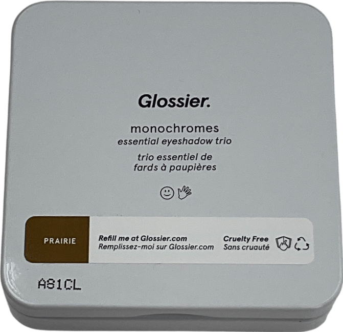 glossier Monochromes Essential Eyeshadow Trio Palette X3 1.3g - Reliked