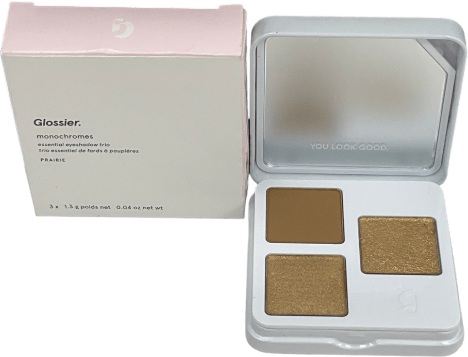 glossier Monochromes Essential Eyeshadow Trio Palette X3 1.3g - Reliked