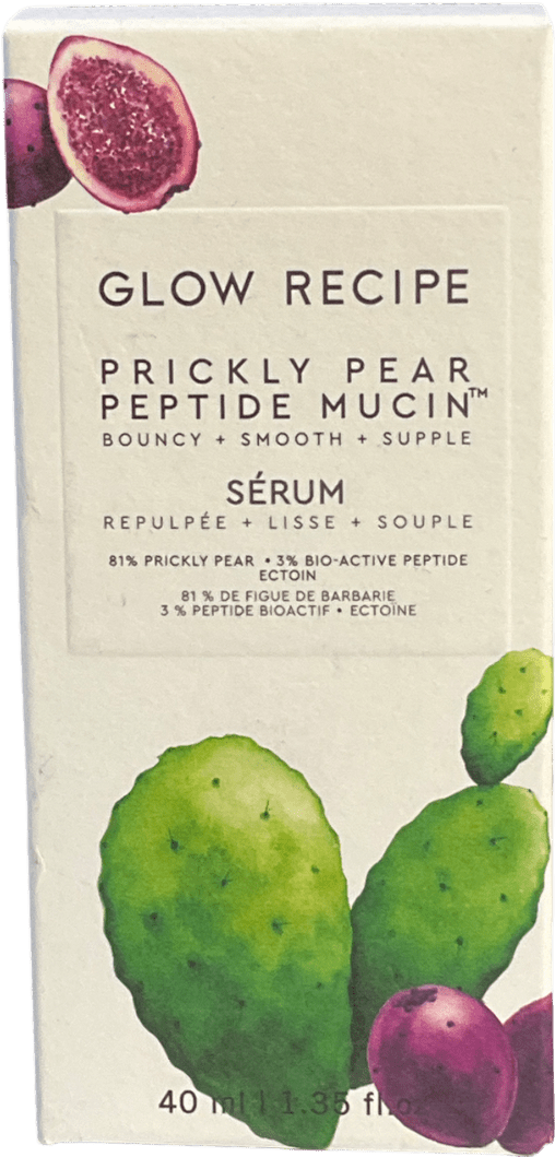 glow recipe Prickly Pear Peptide Hydrating Vegan Mucin Serum 40ml - Reliked
