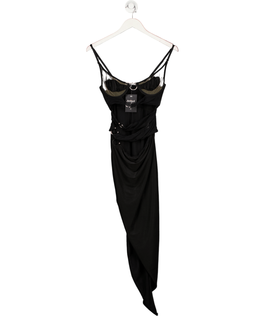 God Save Queens Muse Dress Black UK S - Reliked