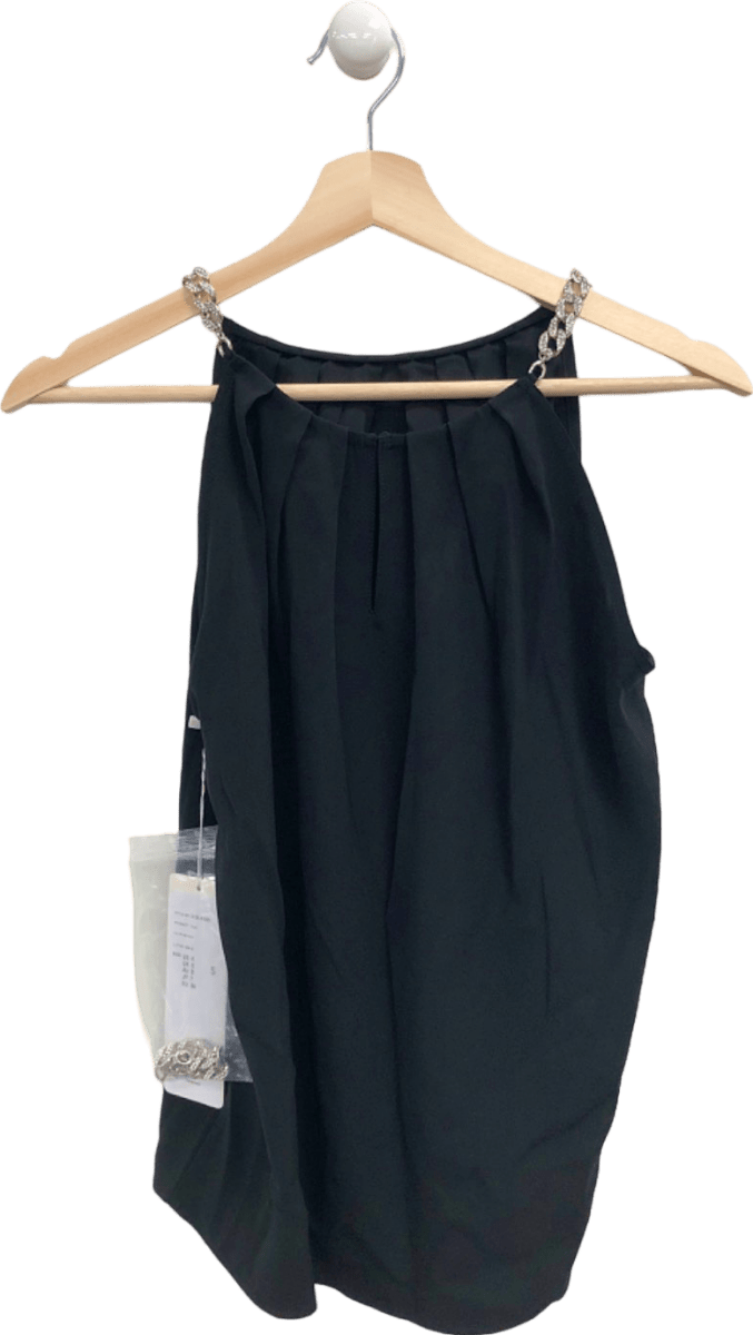 Goelia Black Chain Strap Top S - Reliked
