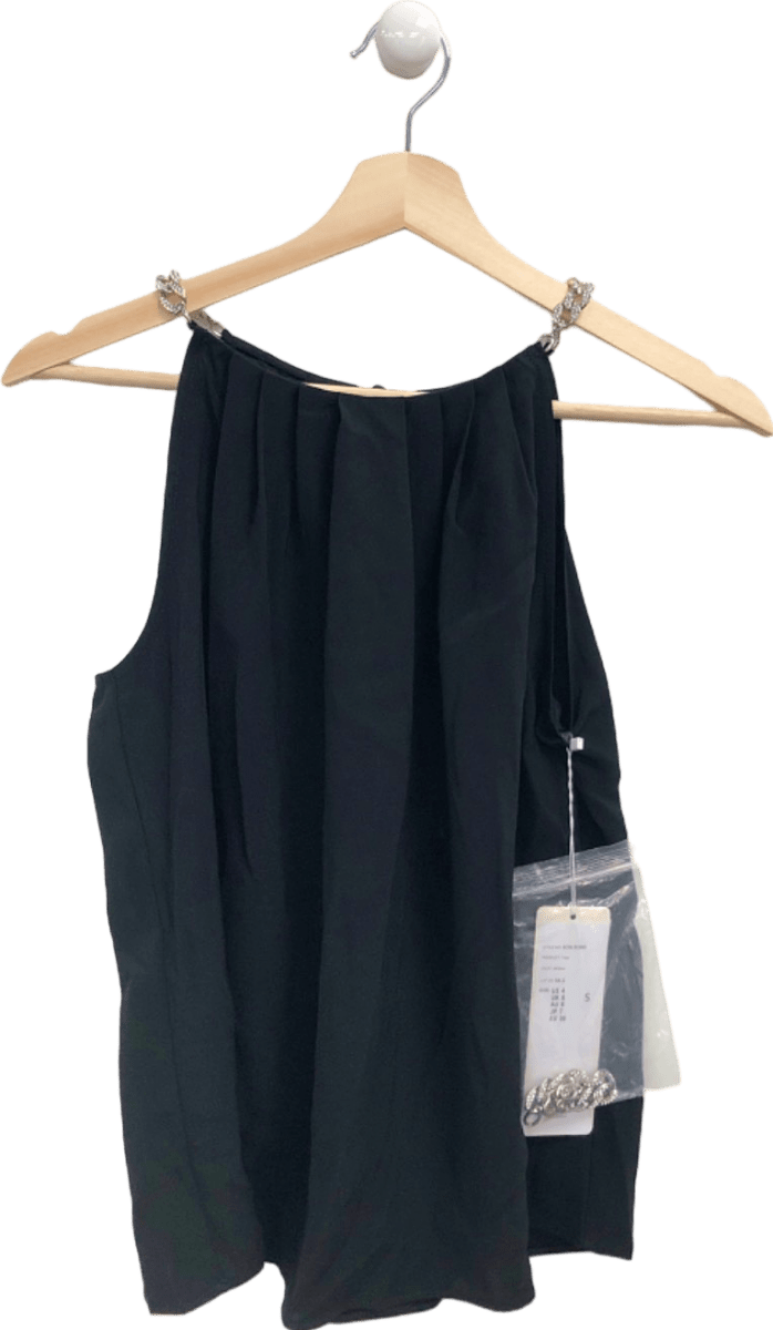 Goelia Black Chain Strap Top S - Reliked