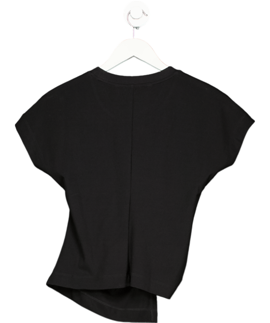 GOELIA Black Ruched Side Ring Detail Top UK 6 - Reliked