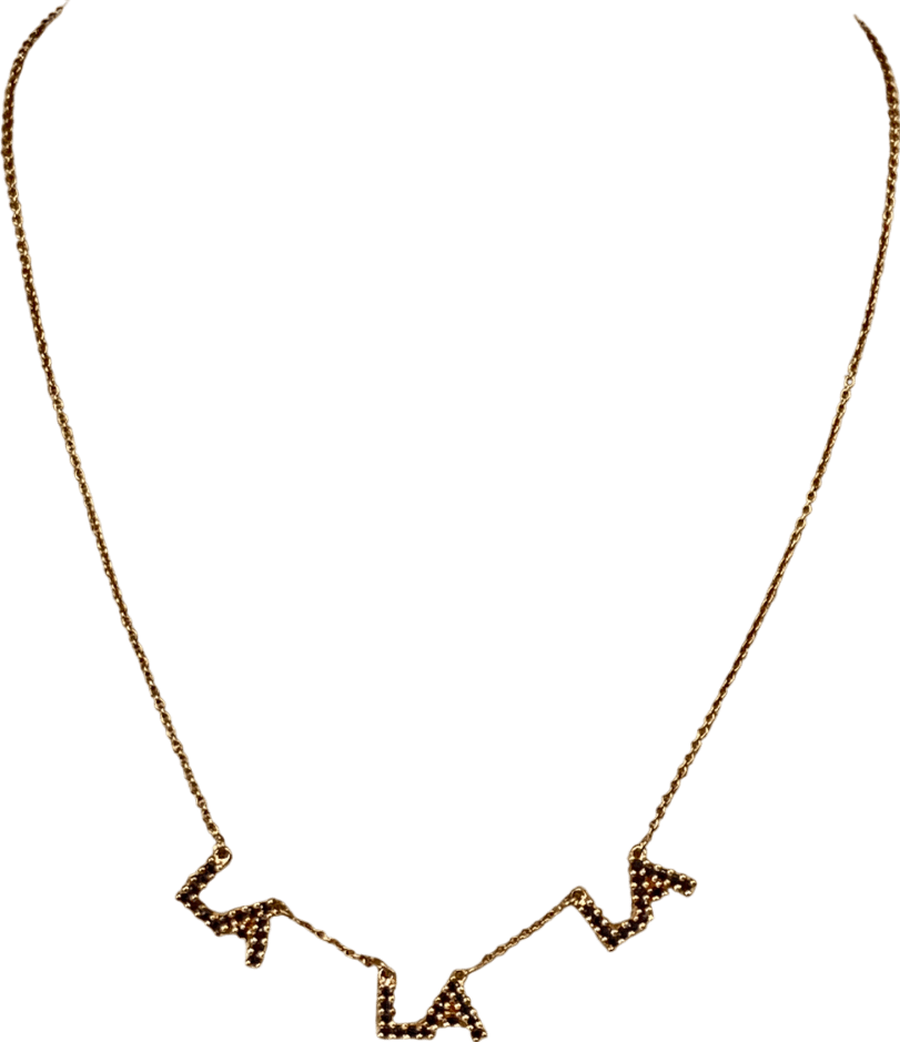 Gold "La La La" Necklace - Reliked