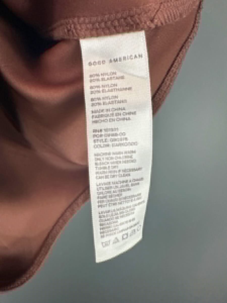 Good American Bark Coco Bodysuit UK XXL - Reliked