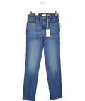 Good American Blue Mid Bluegood Legs Straight Jeans W28 - Reliked