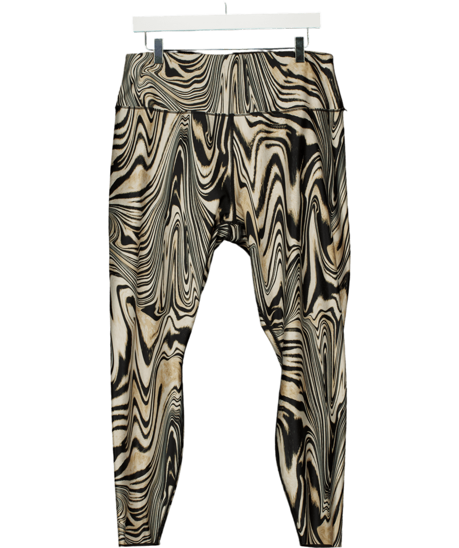 Good American Brown Core Power Legging In Natural Swirl UK XXL - Reliked