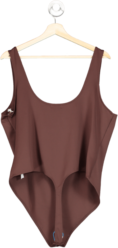 Good American Brown One - Piece Swimsuit UK 4XL - Reliked