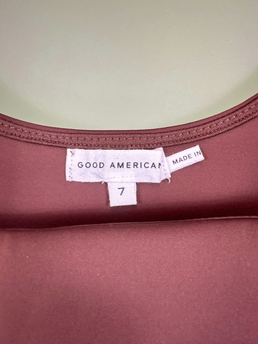 Good American Brown One - Piece Swimsuit UK 4XL - Reliked