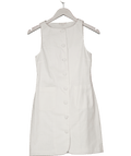 Good basics club White Sleeveless Dress UK XS - Reliked
