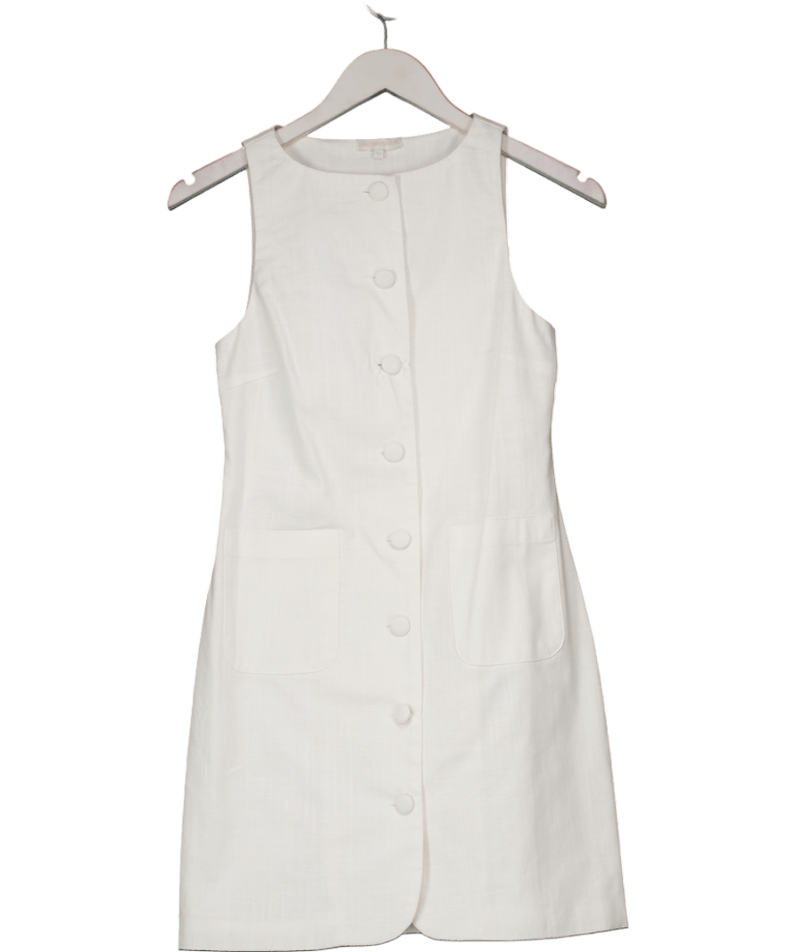 Good basics club White Sleeveless Dress UK XS - Reliked