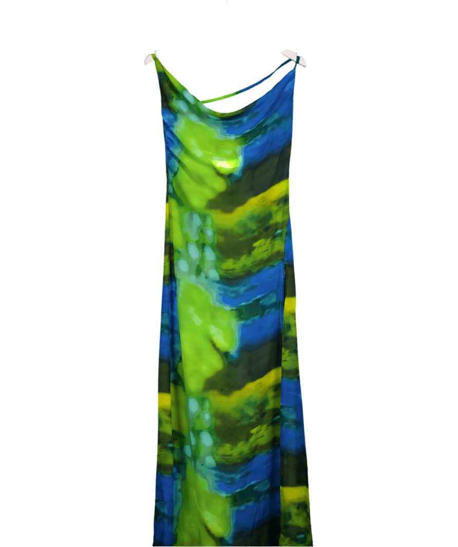 Grace jacob Blue Lake Maxi Dress UK S - Reliked