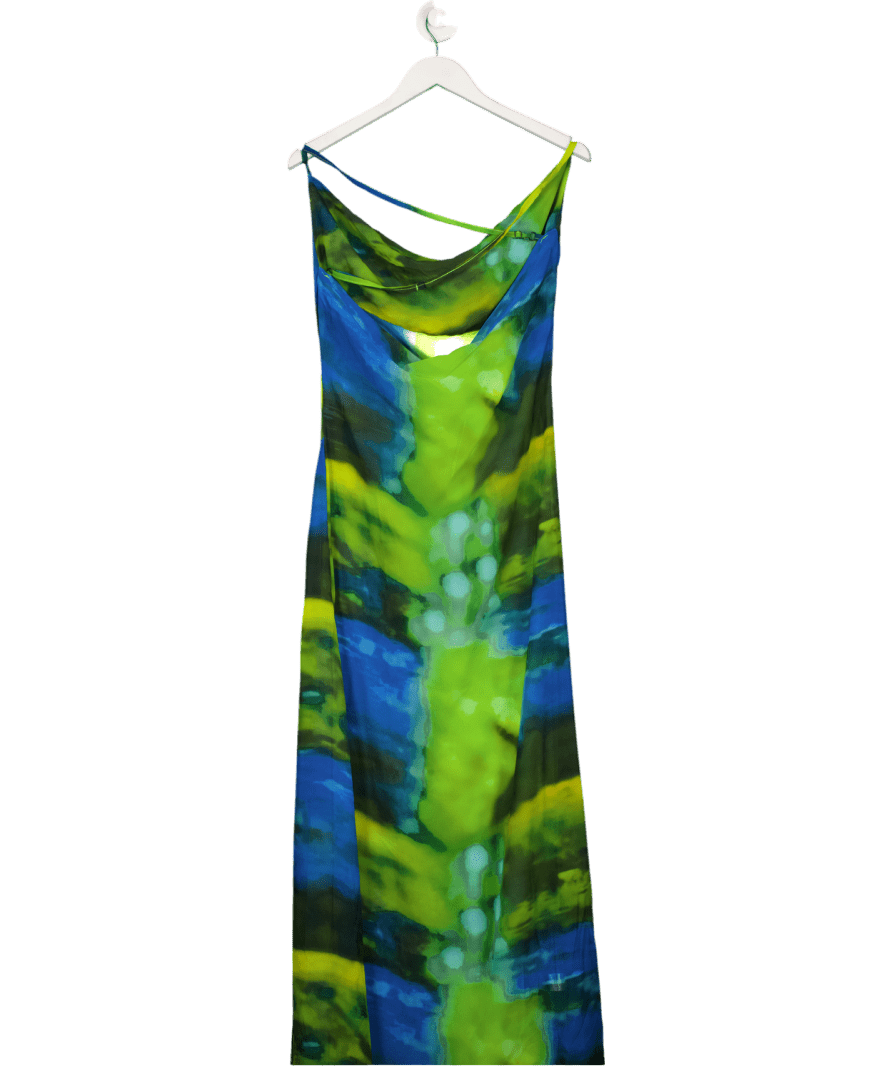 Grace jacob Blue Lake Maxi Dress UK S - Reliked