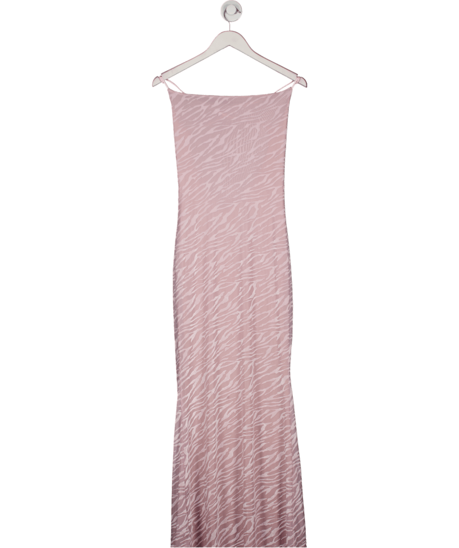 Grace Jacob Pink Nova Maxi Dress UK S - Reliked