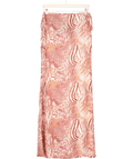 Grace Jacobs Brown Animal Print Tie Shoulder Dress UK S - Reliked