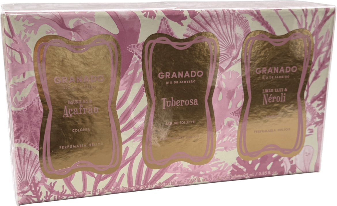 Granado Perfumery Trio - Acafrao, Tuberosa & Neroli Gift Set 3 x 25ml - Reliked