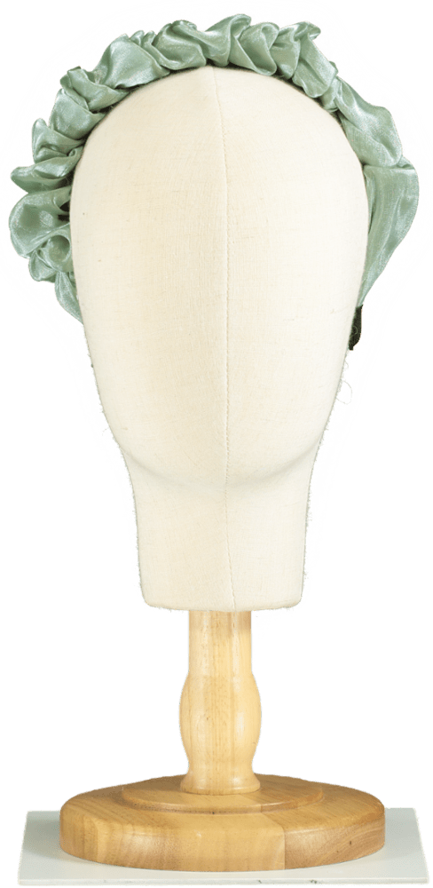 Green Shirred Headband - Reliked